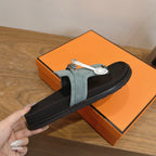 Sandales Hermès Empire - Bleu Gris