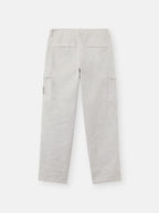 Pantalon cargo Stone Island Ghost gris poudré - détail