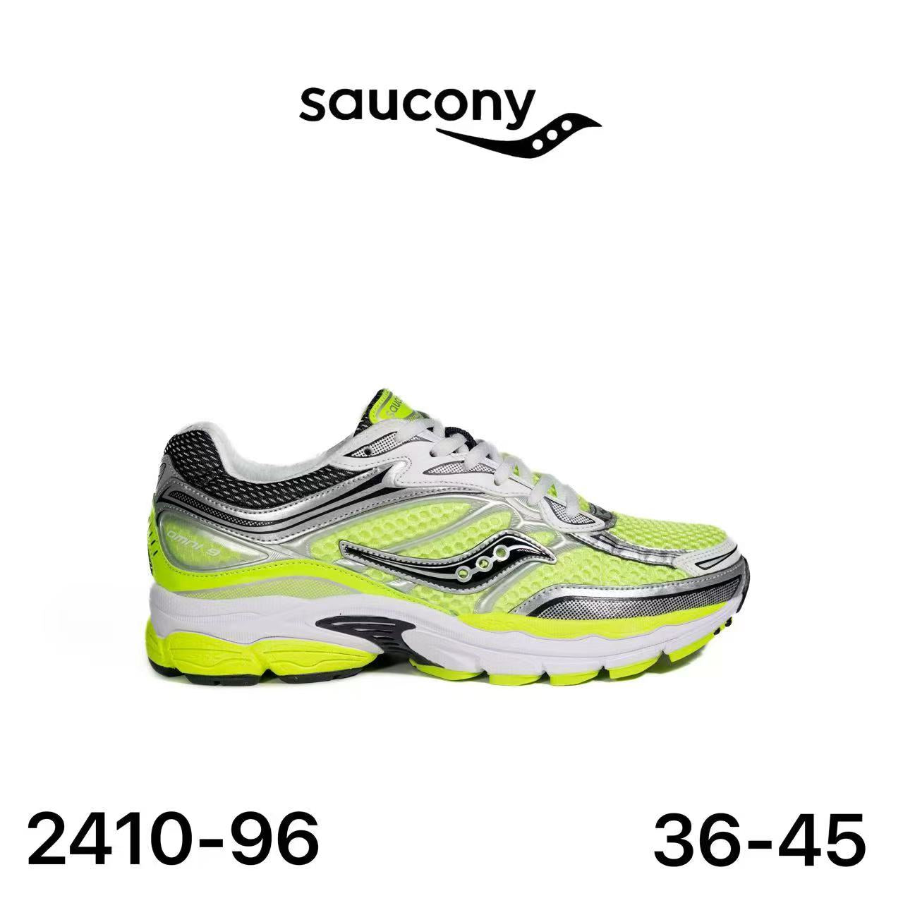 Saucony ProGrid Omni 9 jaune fluo - lot de 12