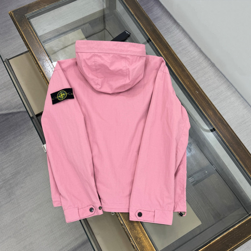 Veste déperlante à capuche - Rose