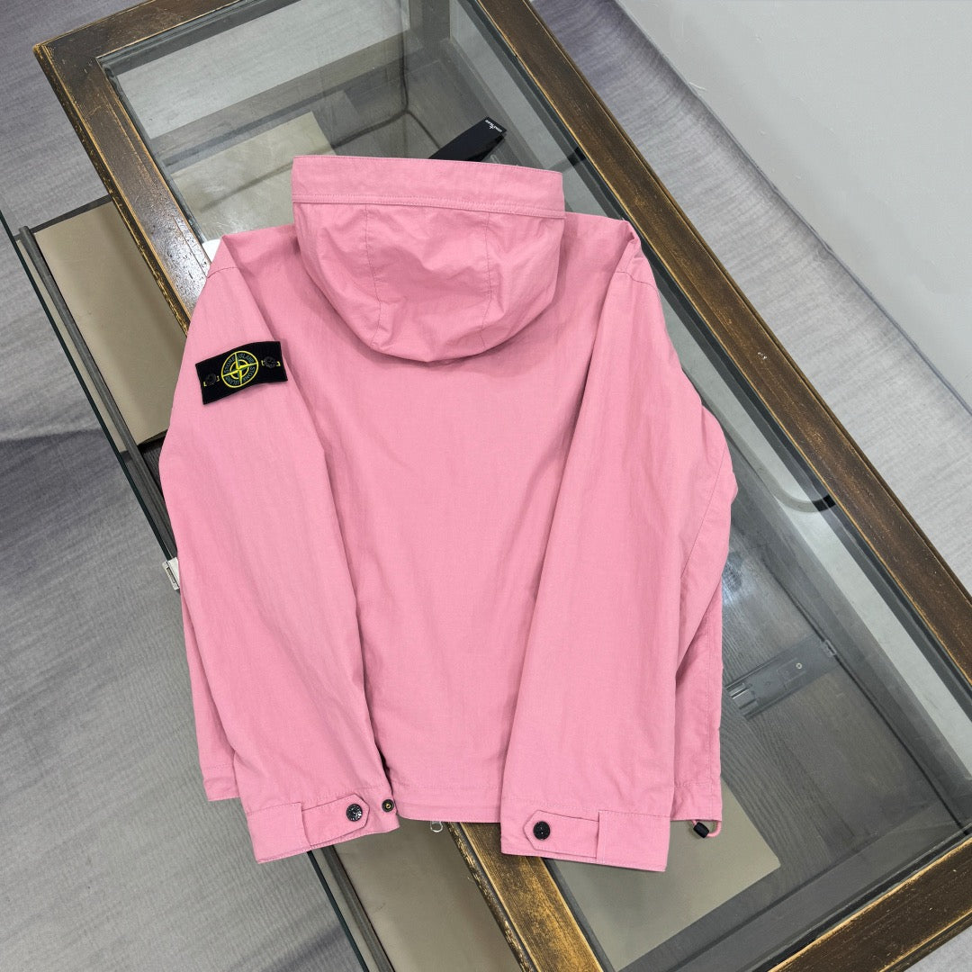 Veste déperlante à capuche - Rose