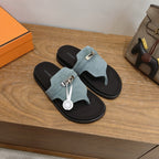 Sandales Hermès Empire - Bleu Gris