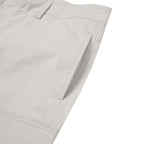 Pantalon cargo Stone Island Ghost gris poudré - détail