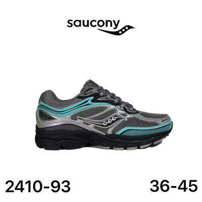 Saucony ProGrid Omni 9 gris, turquoise & noir - lot de 12