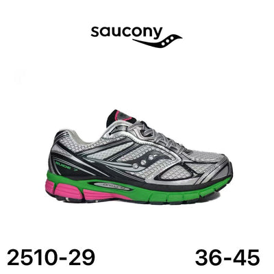 Saucony ProGrid Guide 7 Argenté Rose Vert Lot de 12