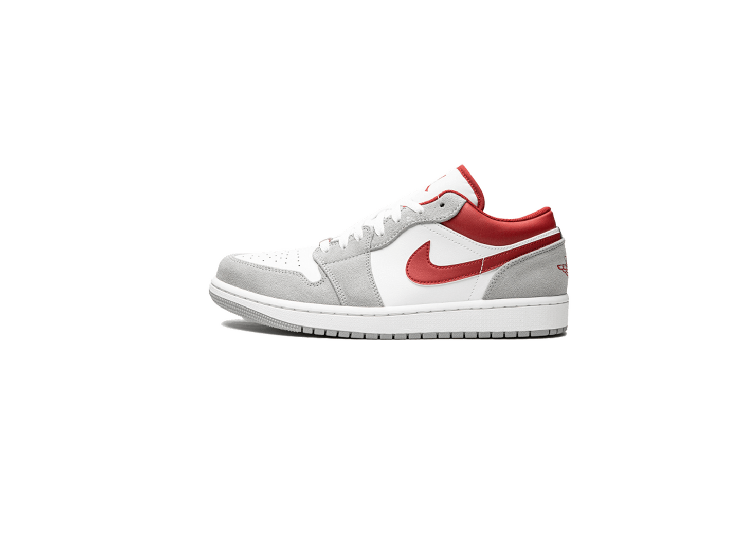 Air Jordan 1 Low Se Light Smoke Grey Gym Red