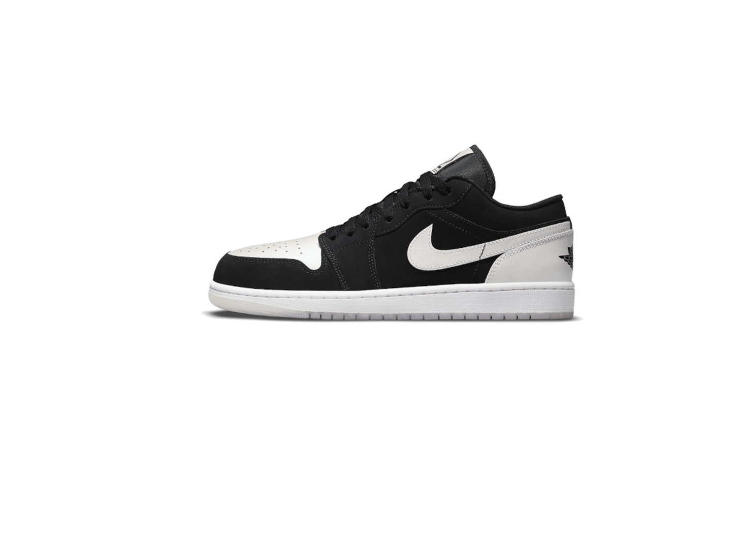 Air Jordan 1 Low Black White Diamond