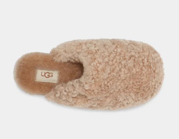 UGG – MAXI CURLY SLIDE – SAND