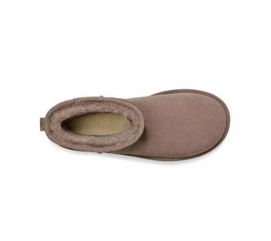 UGG- CLASSIC MINI PLATFORM BOOTS- GREY