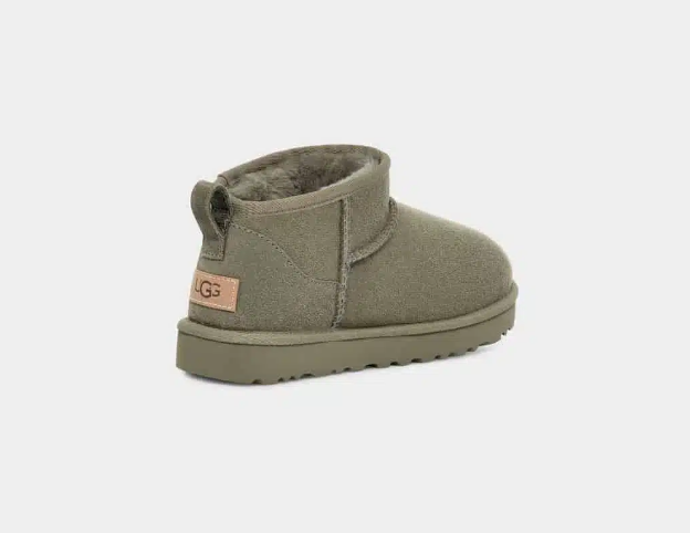 UGG- CLASSIC ULTRA MINI BOOTS- MOSS GREEN