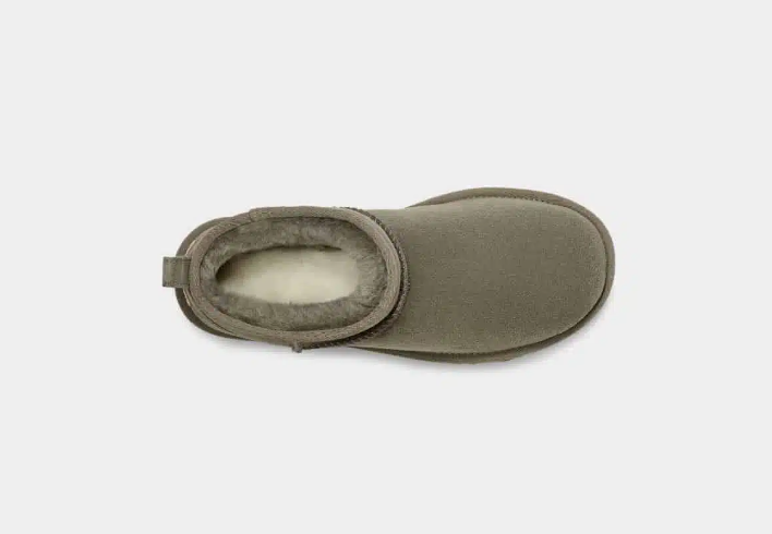 UGG- CLASSIC ULTRA MINI BOOTS- MOSS GREEN