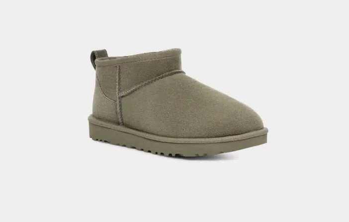UGG- CLASSIC ULTRA MINI BOOTS- MOSS GREEN