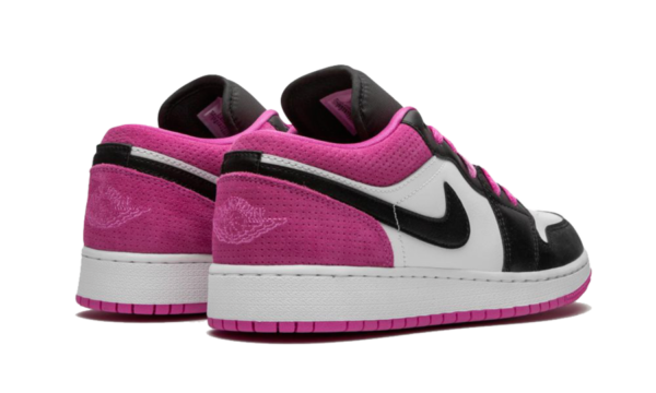 Air Jordan 1 Low Black Active Fuchsia