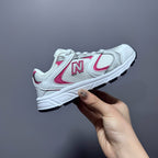 New Balance 408 enfant blanc gris rose - vue 6