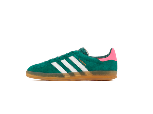 Adidas Gazelle Indoor Collegiate Green Lucid Pink