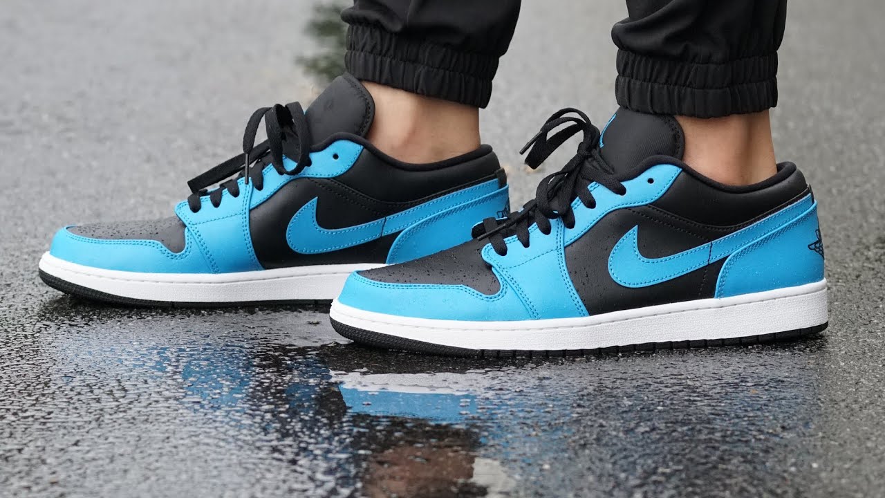 Air Jordan 1 Low Laser Blue Black