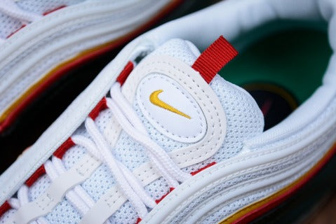 Nike Air Max 97 – Blanc Rouge Jaune Vert