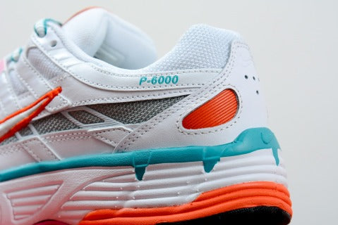 Nike P-6000 – Blanc Turquoise Orange