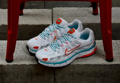 Nike P-6000 – Blanc Turquoise Orange