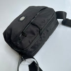 Sac Stone Island logo brodé - Noir