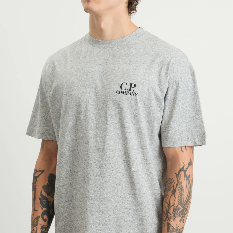 T-shirt C.P. Company - Gris clair